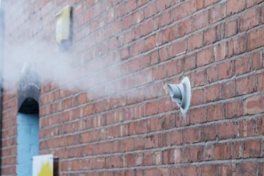 external condensate pipe