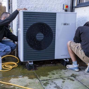 fitting a heat pump
